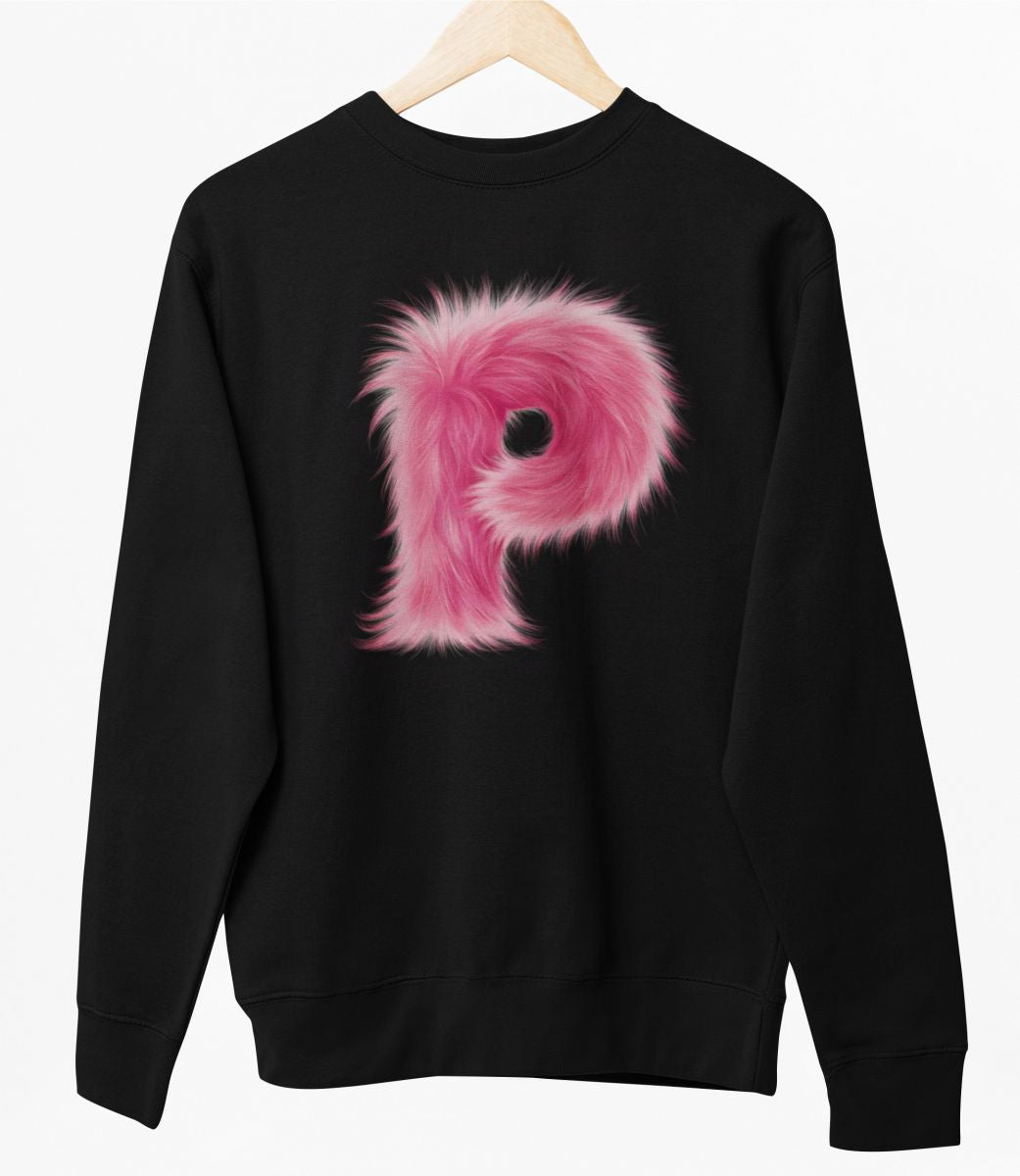 Svart UNISEX tröja “P Buchstabe”