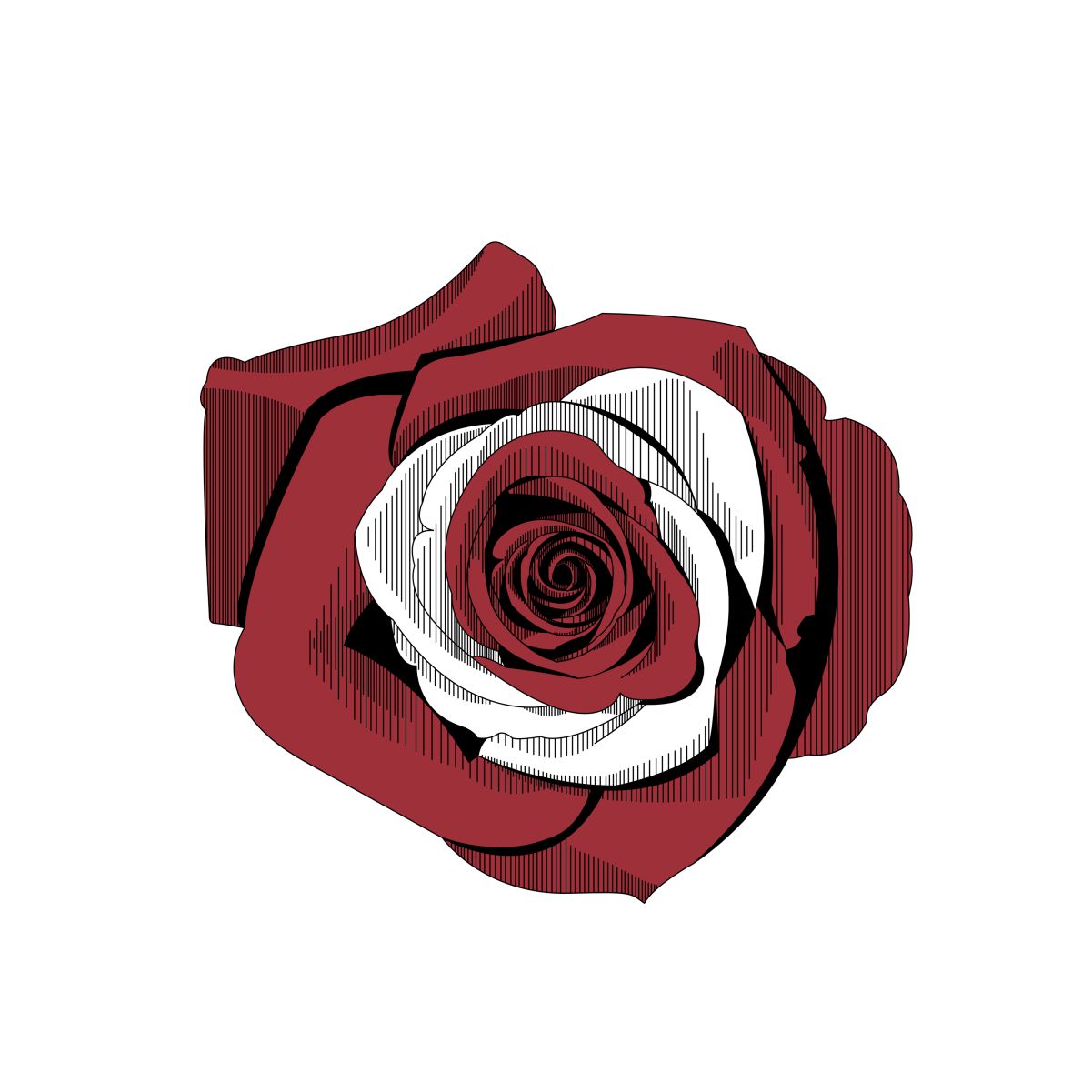 Balts UNISEX džemperis bez kapuces "Latvijas roze"