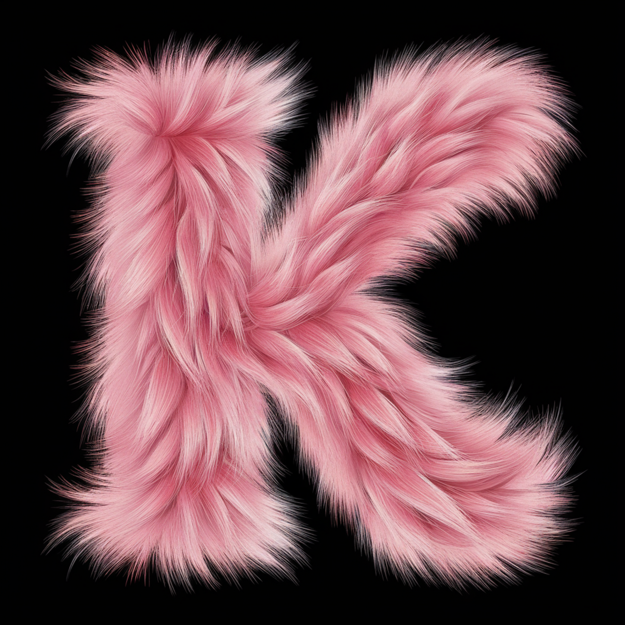 Svart UNISEX T-shirt “K Buchstabe”