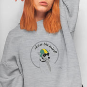 Bluza melanżowa szara Chase the wind