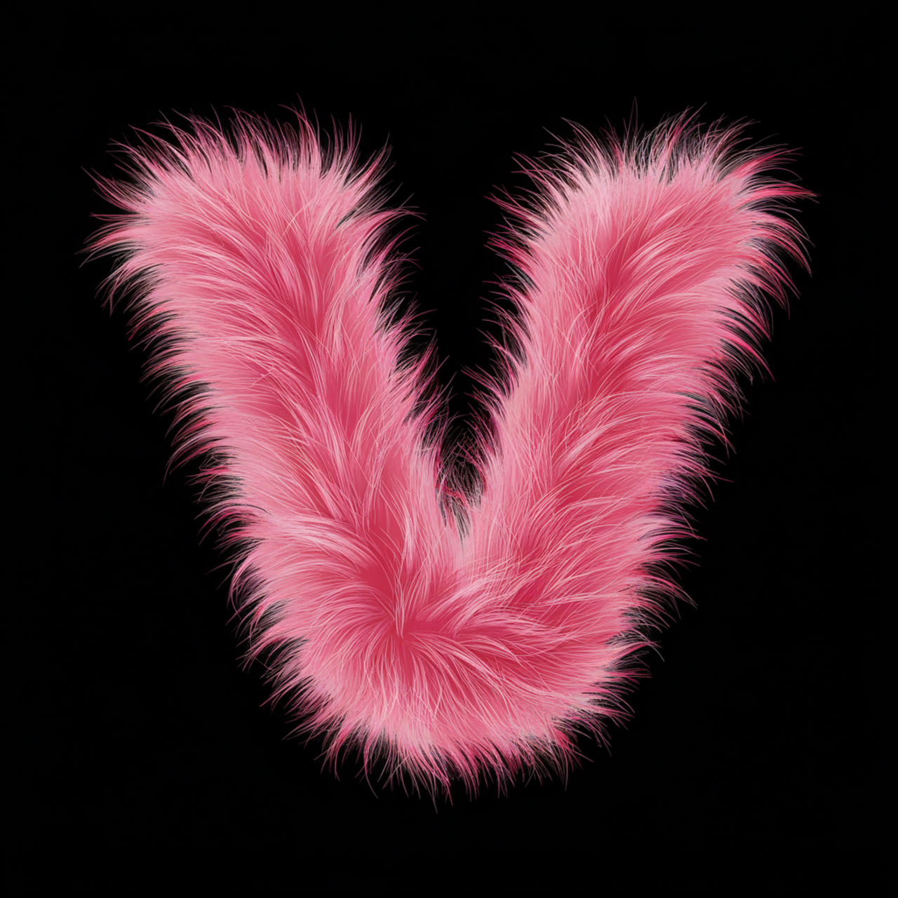 Svart UNISEX tröja “V Buchstabe”