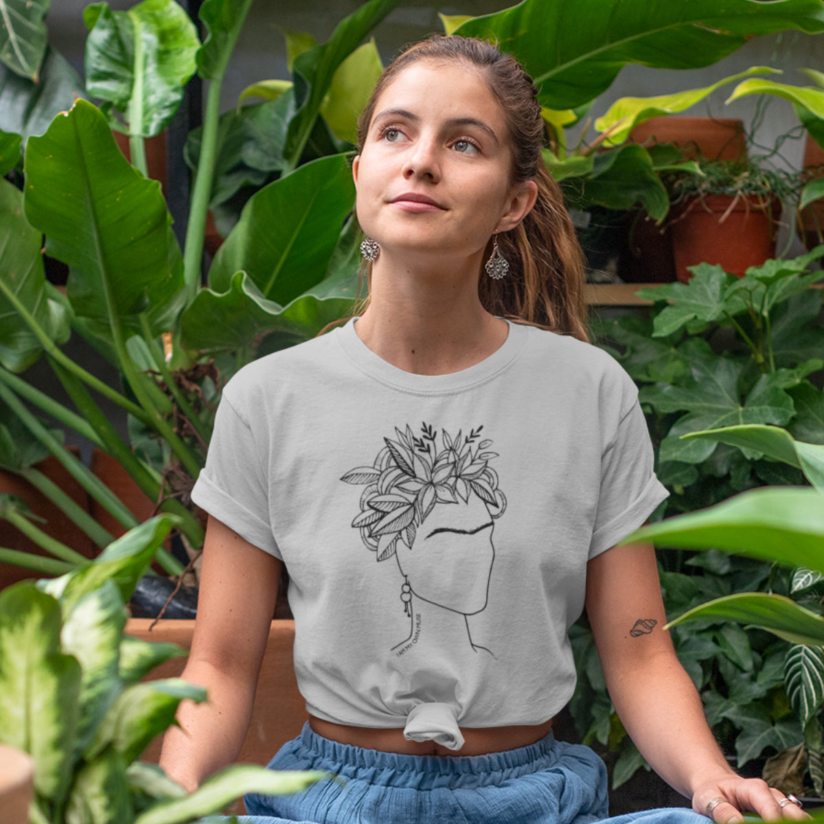 Hall Melange UNISEX T-särk Frida