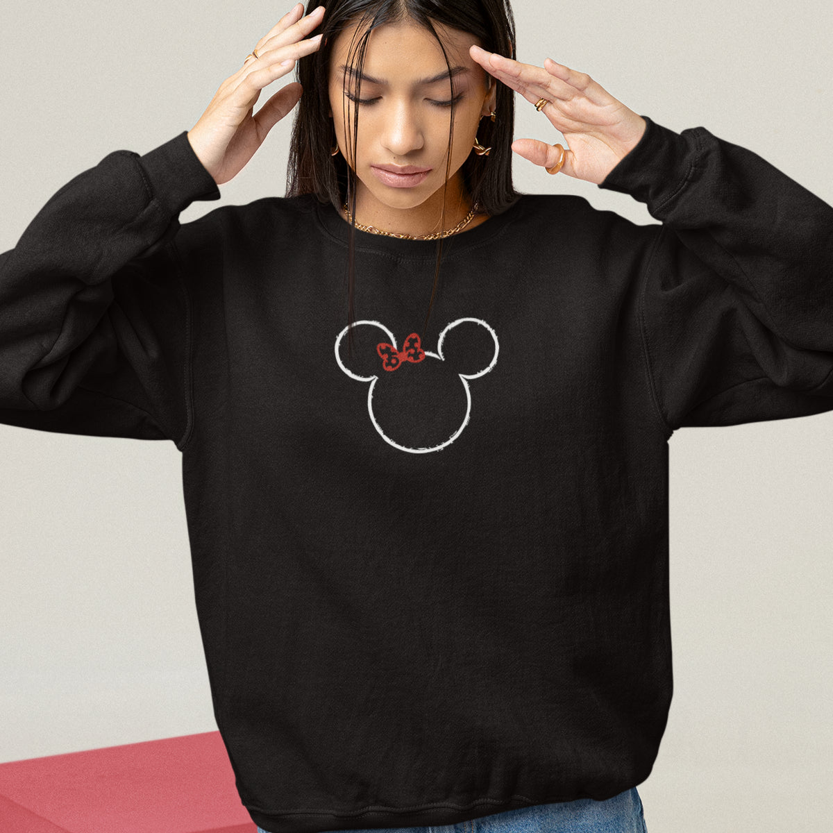 Mustad kapuutsita dressipluusid paaridele „Miki“