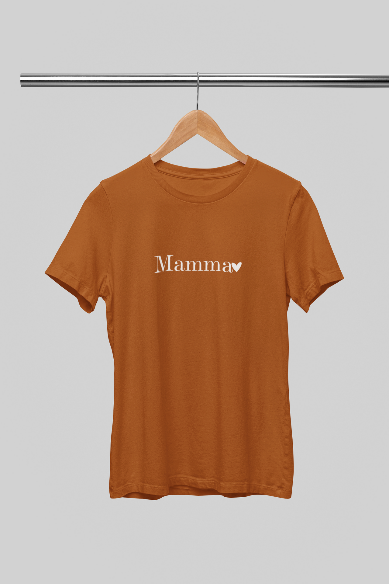 Zemes krāsā UNISEX krekli "Balta mamma"