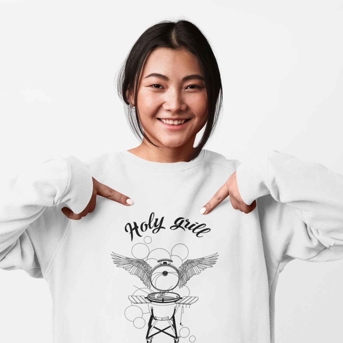 White Sweatshirt Holy grill