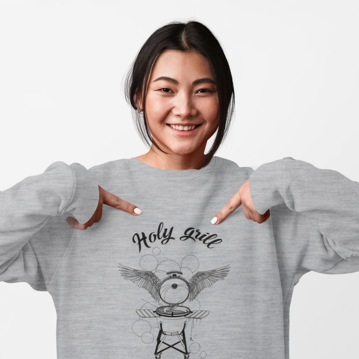 Melange grey Sweatshirt Holy grill