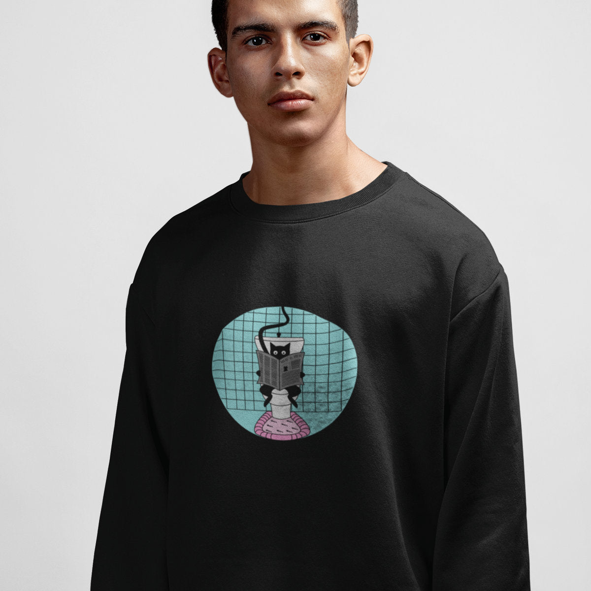 Black Sweatshirt Taking Time for Yourself