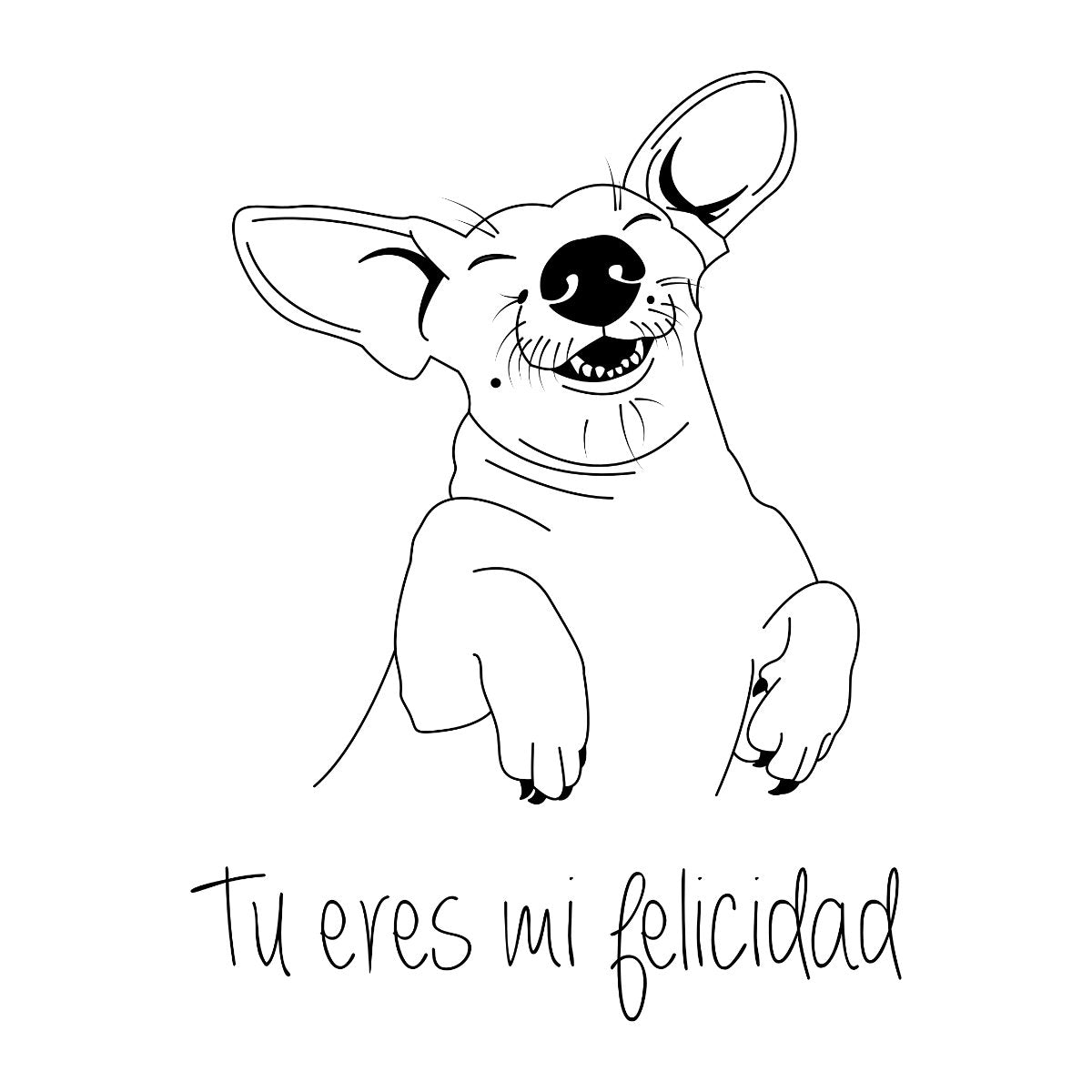 White Sweatshirt You are my happiness